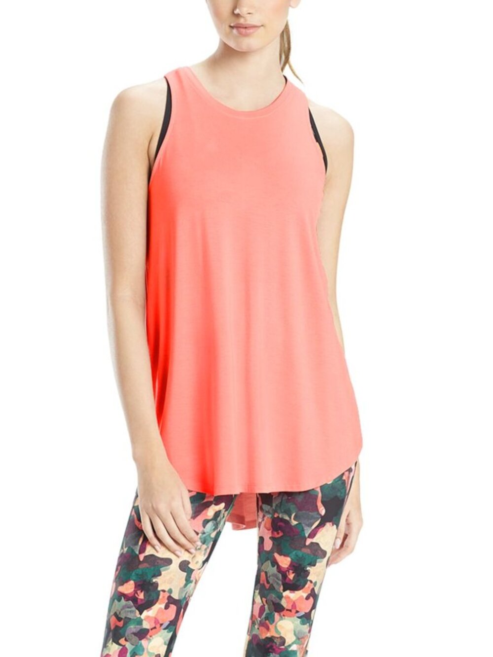 Josie Natori Womens Active Layering Elements Tank Top